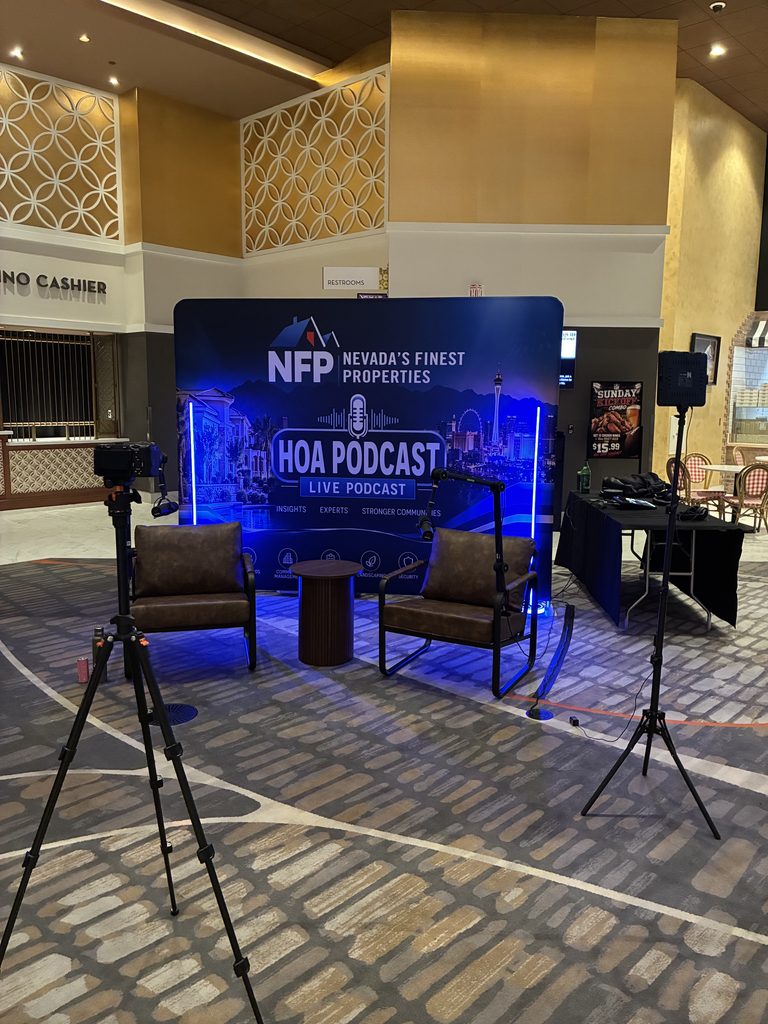 Trade show backdrop, step and repeat designed by Aberlewest